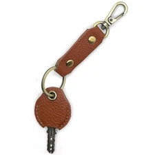 Genuine Leather Key Sleeve Handmade Key Ring Holder Stylish Key Case Cover for 