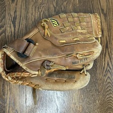Mizuno MZ1320 Softball Glove Max Flex Steerhide Beige Baseball RHT Glove