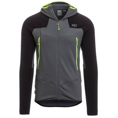 Millet Men's Polartec Power Grid & Power Stretch Fleece Jacket Size S Technical