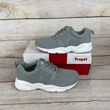 Propet Stability X Strap Mens Sz 7 X 3E Wide Sneakers Gray