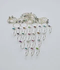 WHOLESALE 51PC 925 SOLID STERLING SILVER BLUE TURQUOISE MIX STONE RING LOT