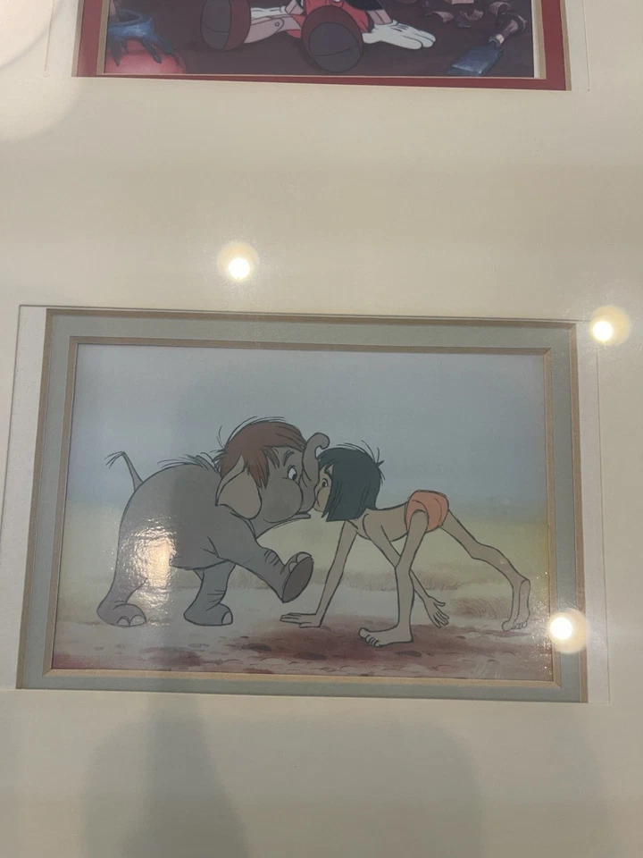 Disney Archive Collection Framed Cards ART Pinocchio Jungle Book Dumbo Child ✨ - Image 3 of 4