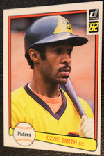 1982 DONRUSS BASEBALL SET, #94 Ozzie Smith, San Diego Padres. EXMT