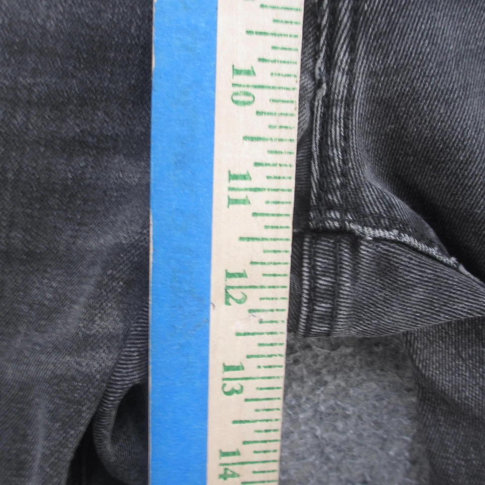 Denizen Levi's Jeans Mens 36x30 Black Light Wash Stretch Denim Faded Zip Fly - Image 4 of 4