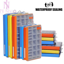 Fishing Tackle Box Storage Case Portable Gear Hook Organizer Tool Container Kit