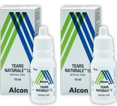 2x Alcon Tears Naturale II Artificial Tears Eye Drops For Dry Eye