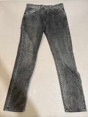 Levis Mens 32x32 Grey Made & Crafted Shuttle Denim Jeans