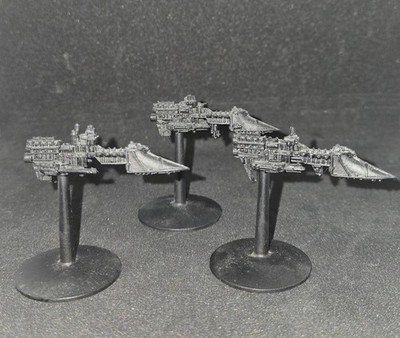 3 IMPERIAL SWORD CLASS FRIGATES Metal OOP Battlefleet Gothic BFG  GW 40k