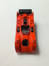 Vintage Tootsietoy Can-Am Orange Race Car 4" Metal Collectible Car Made In USA