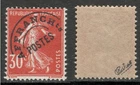 FRANCE 1922 - 30c red n°58 **MNH signed CALVES price €370.00