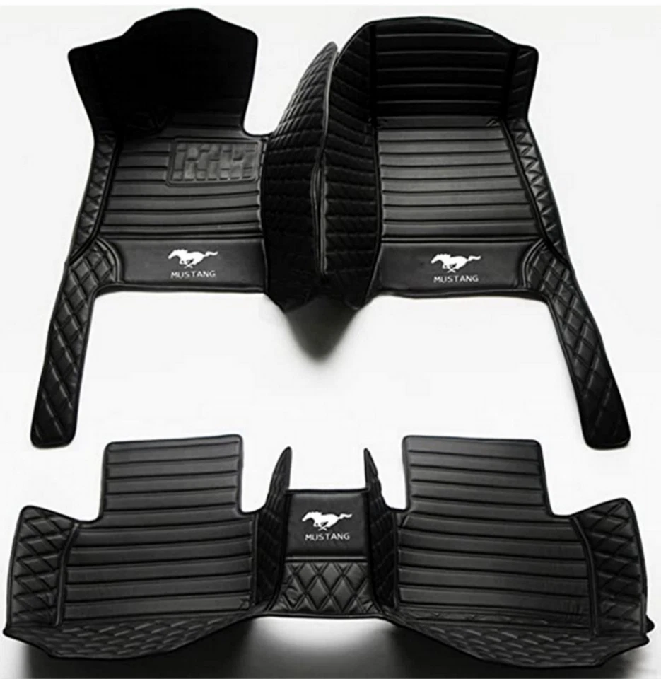Custom Set For Ford Mustang 1994-2025 Carpets All-Weather Luxury Car Floor Mats - Image 2 of 4