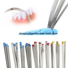 Dental Saw Diamond Strip Orthodontic IPR Fine Finishing Metal Polishing Strips