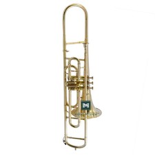 Bb Valve Trombone Brass Instrument  3-Valve Design  With a Hard Carry Case.