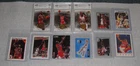 Michael Jordan 8 Cards & 3 stickers Basketball Lot