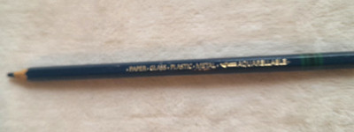 Vintage SCHWAN-STABILO ALL MARKING WIPE-OFF MARKING PENCIL, Blue 8041