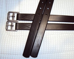 WINTEC Stirrup BROWN Leathers - SS Roller Buckles - 1" Wide x 54" Long - GREAT