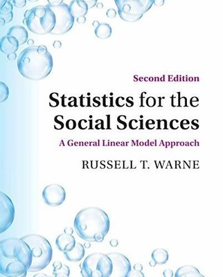 Statistics for the Social Sciences: A General Buch Cambridge University Press