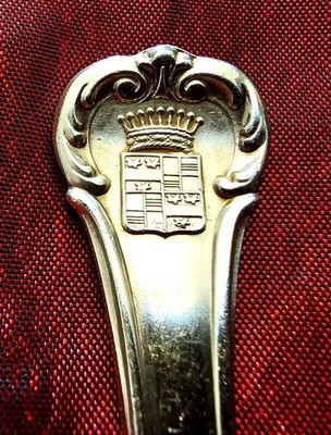 Book Cadillac Hotel Detroit MI Early Silver Pickle Fork By Albert Pick Circa 24
