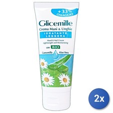 2X Glicemille Light Moisturizing Hand And Nail Cream 100Ml