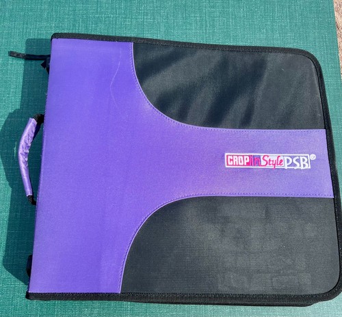 Crop In Style Binder ~ 17 Sheets of Stickers ~ Purple Binder