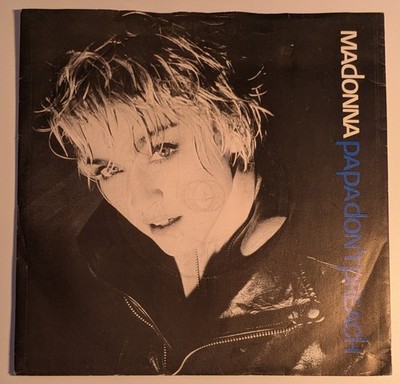 Madonna-Papa Don't Preach/Ain't No Big Deal Vinyl 7'' Single.1986 Sire W 8636.