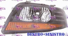 COPPIA FARI FANALE PROIETTORE DX+SX H4 PAR GRIGIA CHEVROLET KALOS 3/5P 02>08