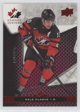2018 Upper Deck Team Canada Juniors Exclusives 179/225 Kale Clague #10 0m6t
