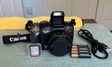 Canon PowerShot SX10 IS Digital Camera 20x Zoom - Bundle - Flip LCD - Nr Mint -