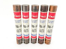 New Lot of 5 Ferraz Shawmut TRS6-1/4R Time Delay Fuse 6-1/4A 600V RK5