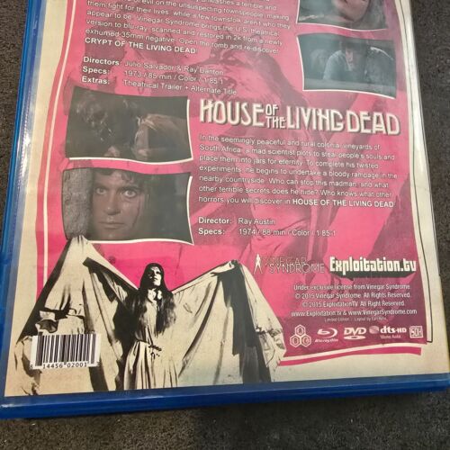 Crypt & House of the Living Dead Blu-ray Vinegar Syndrome OOP Horror Rare - Picture 6 of 10