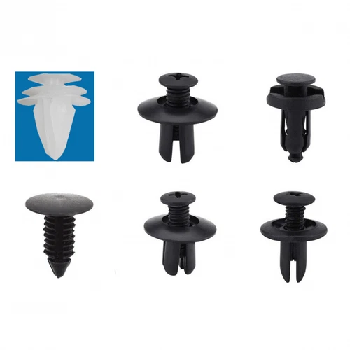 100Pack Universal Rivet Clips Car Retainer Fender Liner Fastener 6 Size w/ 5Tool - Picture 5 of 13