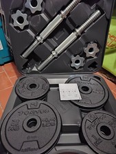 kit manubri pesi con custodia fino a 16 Kg 8+8