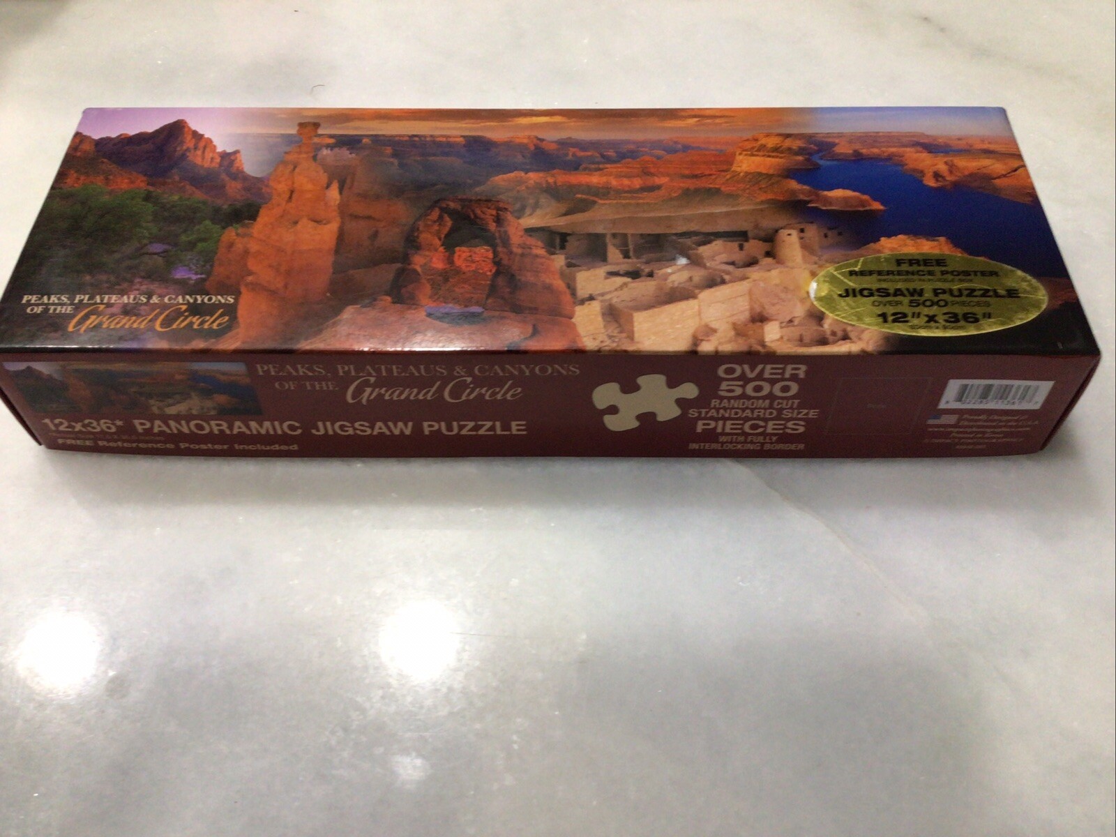 Peaks Plateaus Canyons Of The Grand Circle Panoramic Jigsaw Puzzle 500
