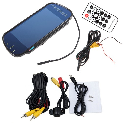 7" Car Rear View Mirror Monitor with Bluetooth MP5 + Car Parking Reverse Camera - Picture 6 of 10
