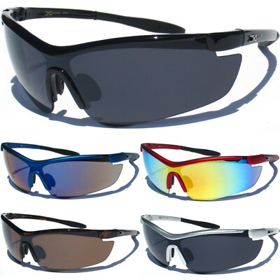 X-LOOP Sport Cycling Biking Wrap Around Sunglasses Running Golf Mens Womens 
