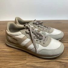 Gola Daytona Chute CLB337 Womens White Suede Lifestyle Sneakers Shoes Size 9