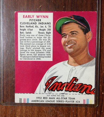 Vintage 1950's Redman Tobacco Baseball Cards