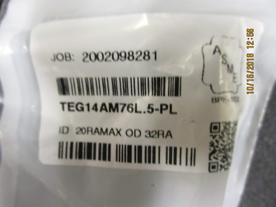 TEG14AM76L.5-PL Maxpure BPE Series 1/2 Long Ferrule, T316L BRAND NEW! LOT OF 3