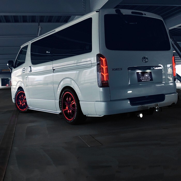 HELIOS LED Sequential Tail Lamp Light LH RH Set White x Red for