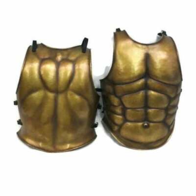 New Muscle armour jacket brass finish knight fighter's cosplay 