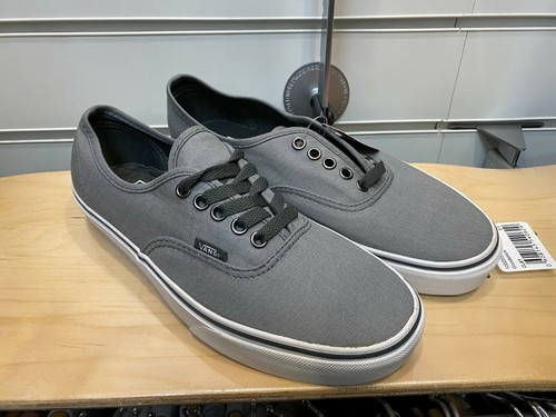 VANS AUTHENTIC LIGHT GREY/ DARK SHADOW TRAINERS EX DISPLAY UK 7 045 - 第 1/4 張圖片