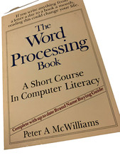 THE WORD PROCESSING BOOK MCWILLAMS COLLECTIBLE 0-931580-98-6 LAST ONE