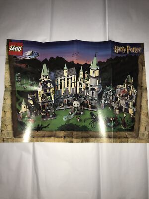 LEGO Harry Potter Hogwarts Poster Map Sorcerer's Stone Chamber of