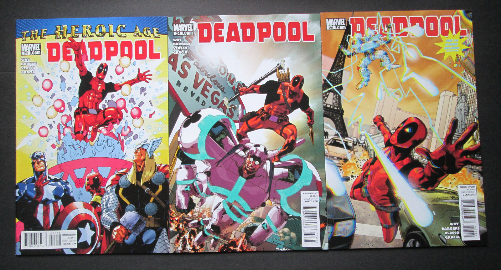 Deadpool #23 24 25 | 2008 Series | 3 issue story arc "Tricky" | VF/VF+