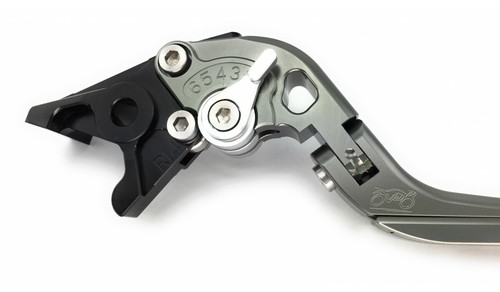 Titanium Flip Up Brake Clutch levers Pair SUZUKI TL1000R TLR 1000 AM 1998-2003 - Picture 8 of 9