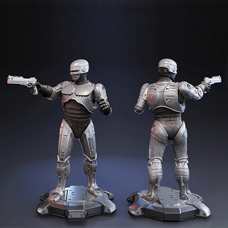 3D print figure RoboCop 1/8 25cm Model Kit Unpainted