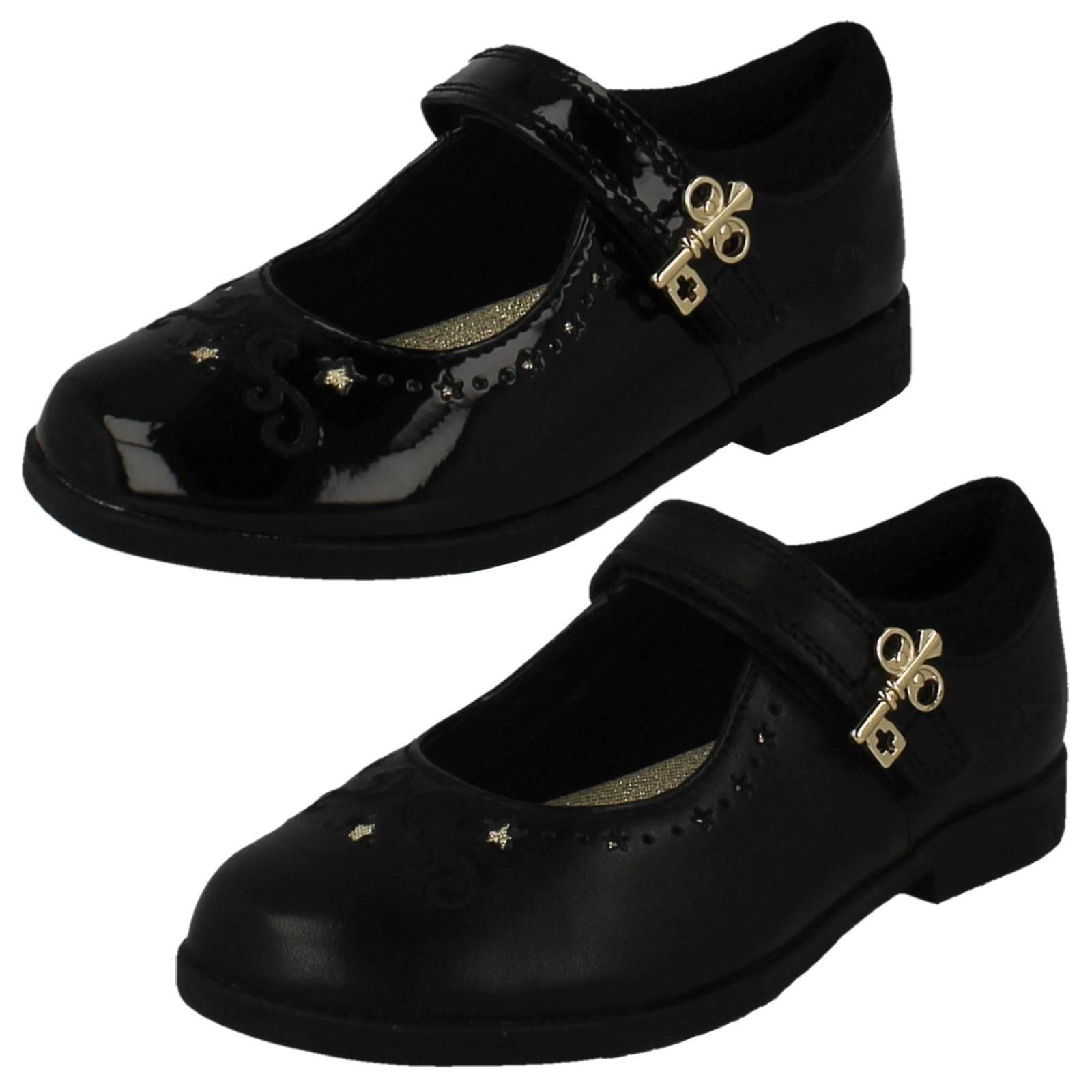 NEXT Mädchen Schulschuh – Robuster Monkstrap Mit Schleife, Klettverschluss, Bequem Und Strapazierfähig