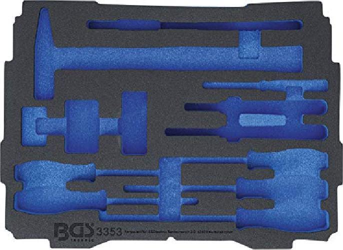 Bandeja de espuma para BGS BOXSYS1 & 2 | vacía | para BGS 3353