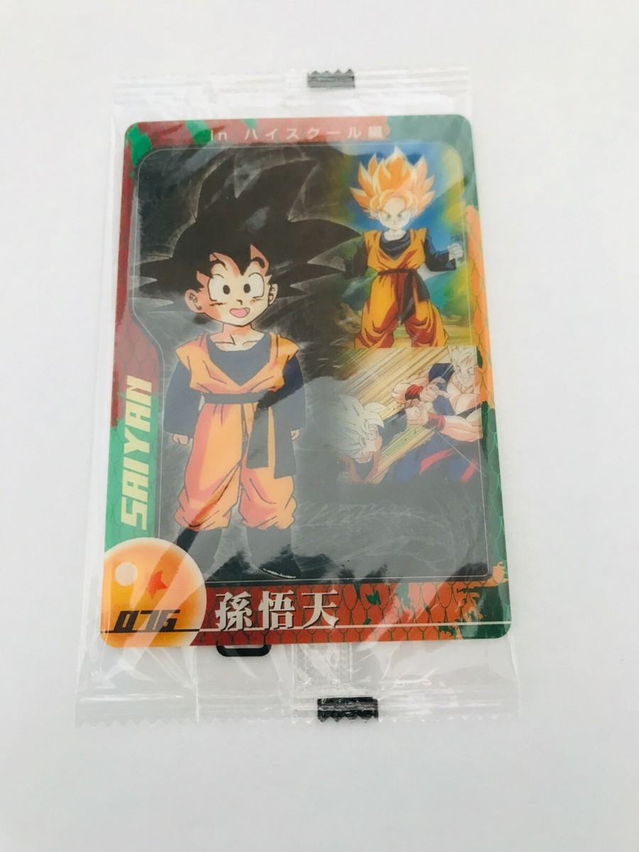 Son Goten 076 Dragon Ball Z Clear Card Japanese Seal Pack Vintage