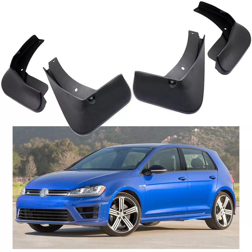 4x Car Mud Flaps Splash Guards Mudguard Fender for VW Golf R Hatchback  2015-2017